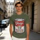 Olive T-Shirt With Gladys' Witchcraft Soup Can Graphic