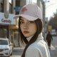 Black Baseball Cap with Cute Octopus and Kittens Graphic