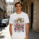 One Piece Luffy Ramen Peace Sign Anime Graphic T-Shirt