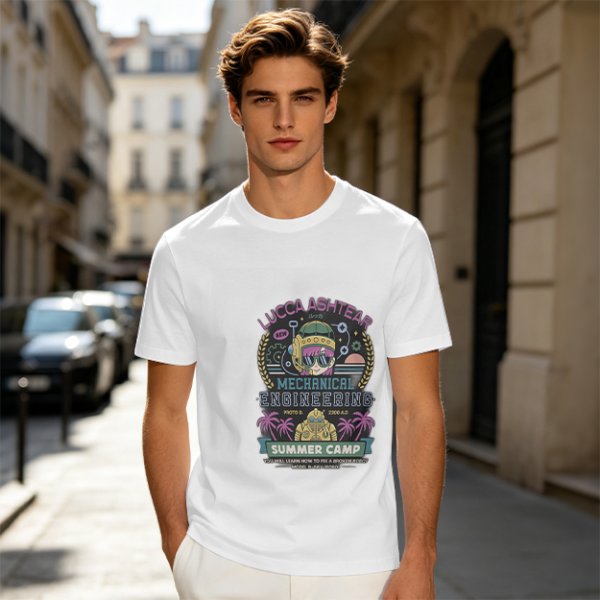 Lucca Ashtear Mechanical Engineering Summer Camp T-Shirt
