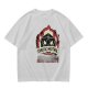 Chaotic Neutral D20 Fire Graphic T-Shirt For Tabletop RPG Fans