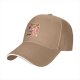 Black Baseball Cap with Relaxed Shiba Inu Summer Vibes Graphic