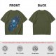 Olive T-Shirt With Cookie Monster Space Galaxy Cookie Print