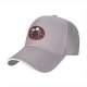 Black baseball cap with devil cat 'Purr Evil' graphic print