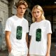 Olive Green T-Shirt With Wicked Witch Graphic Print