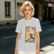 Olive t-shirt with firebender martial arts graphic print
