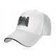 Black baseball cap with White Dragon neon style graphic print