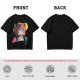 Olive T-shirt with Crying Tony Tony Chopper Graphic Print