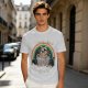 Trash Can Not Trash Raccoon Rainbow Graphic T-Shirt