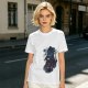 Olive T-Shirt With Dark Wizard Illustration And Japanese Text