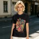 Olive t-shirt with The Legend of Zelda retro game characters print