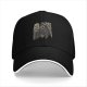 Black baseball cap with grim reaper 'You Got Plans?' print