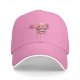 Black baseball cap with cute axolotl holding a heart mug design