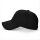 Black baseball cap with devil cat driving flaming car 'Do You Wanna Ride?' print