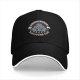 Black baseball cap with 'Shitstorm Survivors Club' cartoon cloud graphic