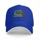 Black baseball cap with White Dragon neon style graphic print