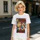 Treasure Hunter Wanted Cat Graphic T-Shirt Design