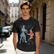 Olive T-shirt with Avatar Na'vi and Aang Pointing Meme Art