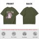 Olive T-Shirt with Too Fab Cool Unicorn Graphic Print