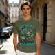 Olive T-Shirt Featuring 'We're All Doomed' and Doom Character Art