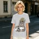 Olive T-Shirt With Cute Totoro And Soot Sprite Anime Print
