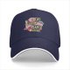 Black baseball cap with Eat Sleep Battle Repeat Kirby graphic