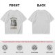 Olive t-shirt with first degree murder crow graduates graphic