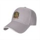 Black Baseball Cap With Fantasy Dungeon Themed Graphic Print