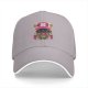 Black Baseball Cap with Anime Reindeer Character Graphic