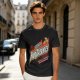 Olive green graphic t-shirt with Hot Trekkies Star Trek themed print