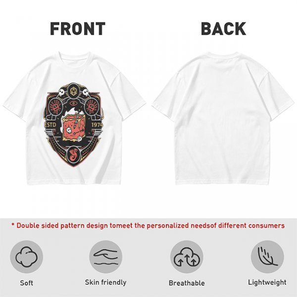 Olive Dungeons & Dragons Themed Graphic T-Shirt ESTD 1974