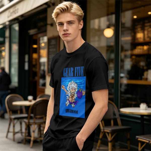 Gear Five Luffy Gomu Gomu No Mi Anime Graphic T-Shirt