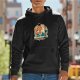 Black hoodie with Sokka 'I'm a Heartbender' Avatar: The Last Airbender print