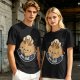Olive T-Shirt With Cute Cinnamon Bunny Roll Graphic And You Roll Text