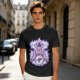 Anime Gear 5 Character Graphic Print Olive T-Shirt