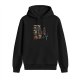 Black hoodie with 'Heads On Sale' spooky horseman and skull shelf graphic