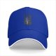 Black Baseball Cap With Galaxy Dice Print For Tabletop Gaming Fans