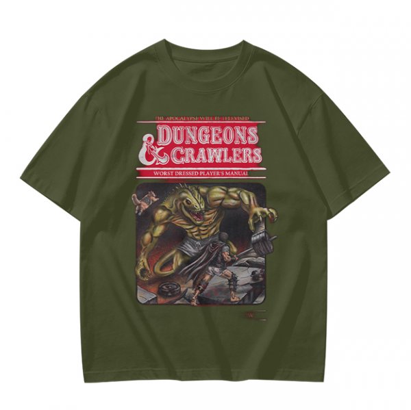 Dungeons & Crawlers Lizard Monster Graphic T-Shirt