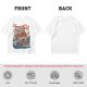 Olive T-Shirt With Great Wave Inspired Monster Ramen Bowl Art