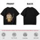 Olive T-Shirt With Cute Ice Cream Cone Holding Knife Print