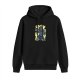 Black hoodie with dark fantasy villain character graphic