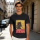 Olive t-shirt featuring Toothless dragon and Chat Noir themed text