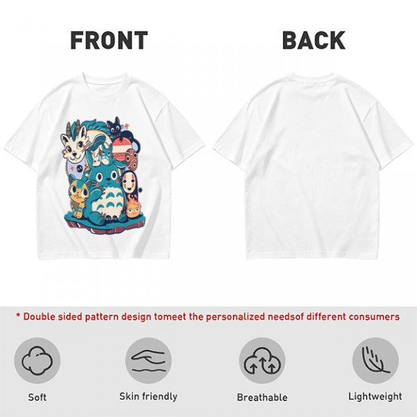 Olive T-Shirt Featuring Cute Studio Ghibli Character Mashup Art