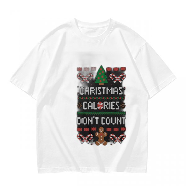 Christmas Calories Don't Count Ugly Christmas T-Shirt