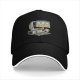 Black baseball cap with retro computer 'just another kind of day' print