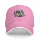 Black Baseball Cap With 'Being Productive Is So Overrated' Cat Computer Art