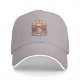 Black baseball cap with stained glass sun and fire graphic