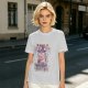 Olive t-shirt with anxious unicorn glitter water and anxiety print