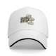 Black Baseball Cap With Live Laugh Love Skull Graphic