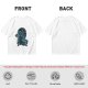 Olive T-shirt with Anime Water Bender Warrior Graphic Print
